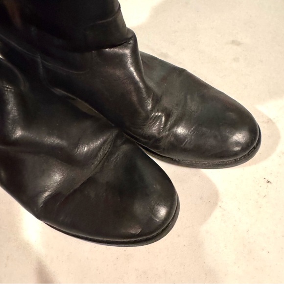 Frye Melissa Leather Pull On Classic Riding Boots Black Size 8.5 - Picture 3 of 8